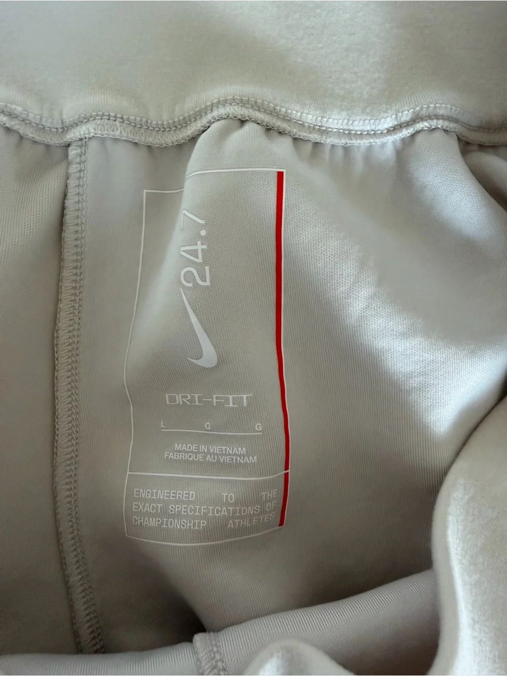 Nike 24/7 Track Pants in Light Cream